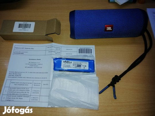 Eredeti Gyári JBL Flip Boombox Új Akkuval!