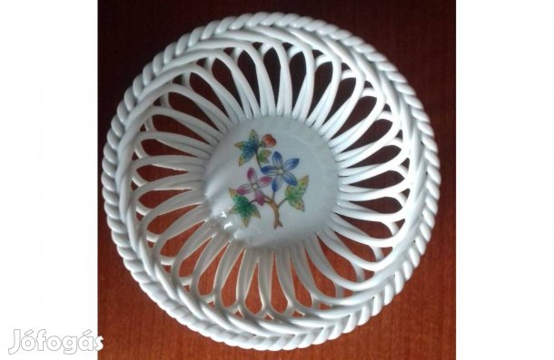 Eredeti Herendi porcelán kosárka
