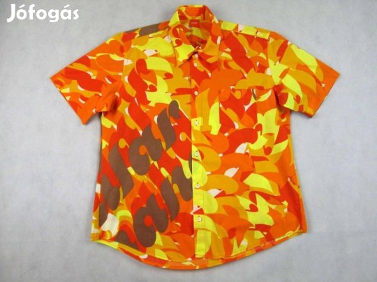 Eredeti Hugo BOSS (L) Sportos Rövid Ujjú Férfi Nyári ING