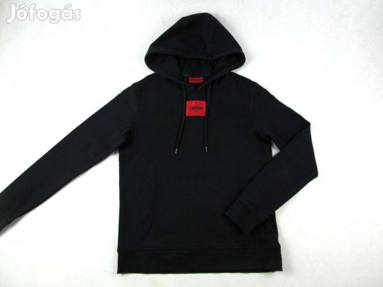 Eredeti Hugo BOSS (XS / S) Sportos Fekete Férfi Kapucnis Pulóver