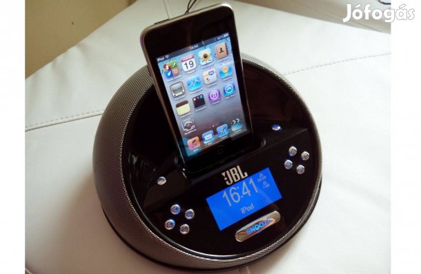 Eredeti JBL On Time Micro rádiós ébresztős iphone dokkoló hangszóró bl