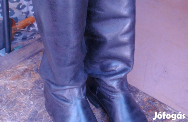 Eredeti Katonai/tiszti/ bőrcsizma a 60-as évekből/39-40/