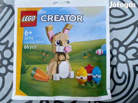 Eredeti Lego Creator 30716 Polybag Új! Húsvéti nyuszi. Hímes tojás
