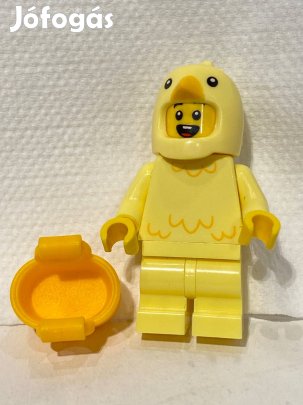 Eredeti Lego Minifigura Sárga Csibe kosárkával Húsvéti ajándék