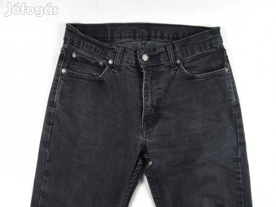 Eredeti Levis 511 (W32 / L34) Sötétszürke Férfi Sztreccses Farmer