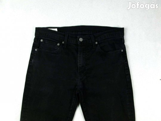 Eredeti Levis 511 (W33 / L32) Férfi Fekete Sztreccses Farmer
