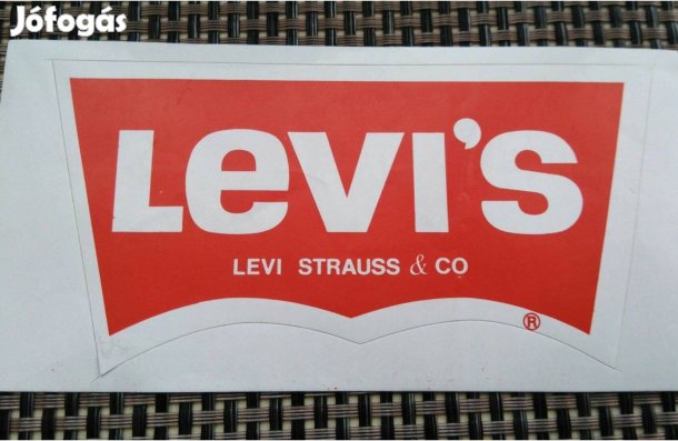Eredeti Levis Jeans matrica 15 cm eladó!