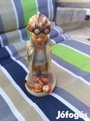 Eredeti M.I. Hummel #127 The Doctor porcelánfigura Goebel, gyűjtői
