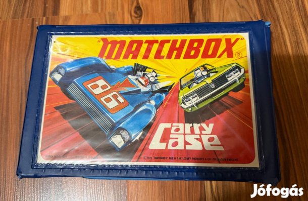 Eredeti Matchbox Koffer + 4 DB Tároló Tálca