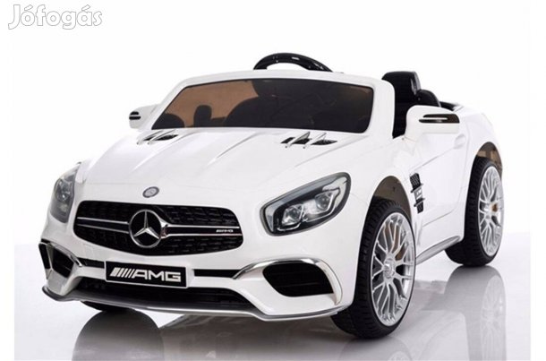 Eredeti Mercedes SL65 licenc 12V-os fehér 1szem. elektromos kisautó