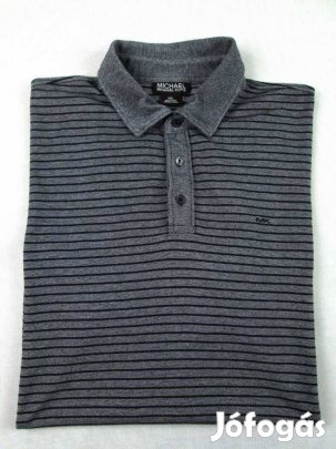 Eredeti Michael Kors (2XL) Elegáns Rövid Ujjú Férfi Galléros Póló