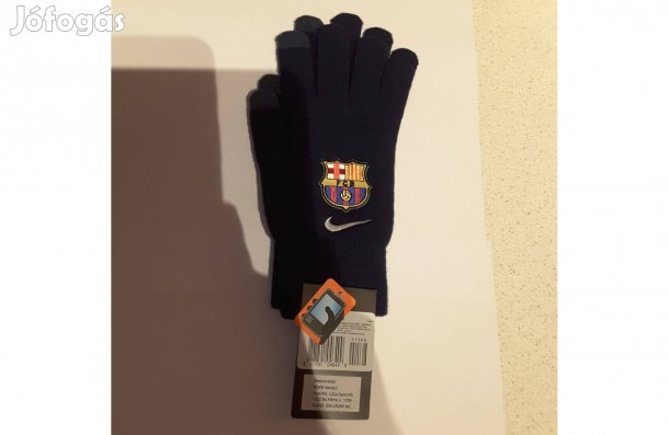 Eredeti Nike FC Barcelona kesztyű + sál + szurkolói tornazsák egyben