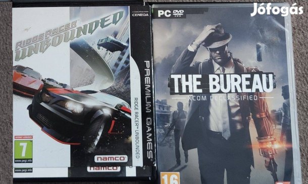 Eredeti PC DVD játékok. The Bureau Xcom declassified, Ridge racer unbo