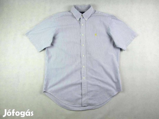 Eredeti Ralph Lauren (L / XL) Férfi Elegáns Vékony Csíkos ING