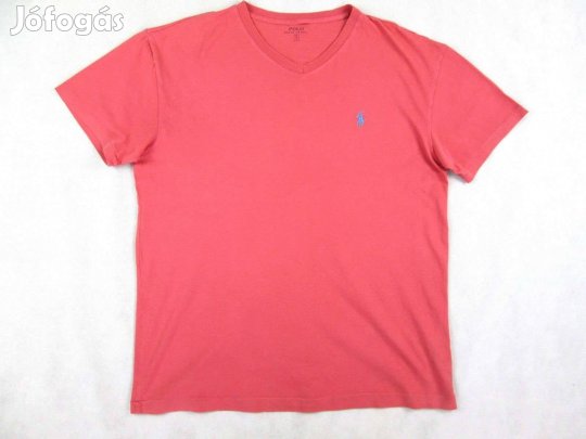 Eredeti Ralph Lauren (S / M) Sportos Rövid Ujjú Férfi Pamut Póló