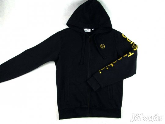 Eredeti Sergio Tacchini (S) Hosszú Ujjú Sportos Férfi Fekete Kardigán