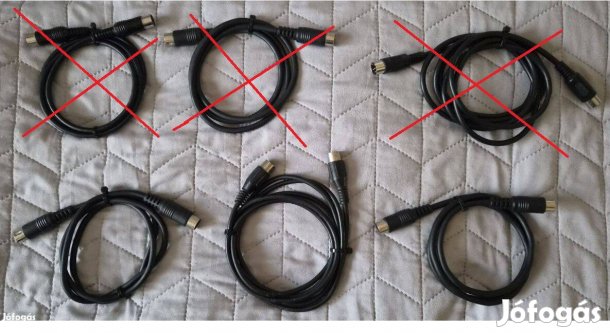 Eredeti Serial kábel Commodore 64 és 1541 Floppy összekötésére!