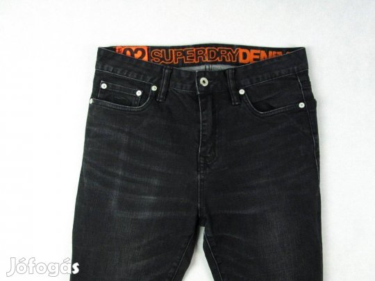 Eredeti Superdry Skinny Travis02 (W30 / L30) Férfi Sztreccses Farmer