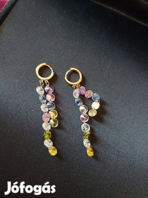 Eredeti Swarovski 14K Arany Fülbevaló