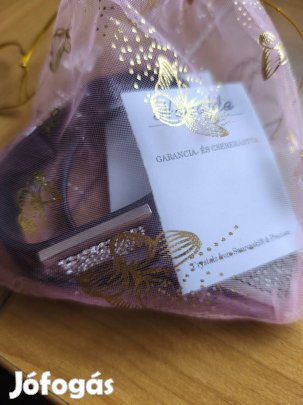 Eredeti Swarovski kristályos nyaklánc és karkötő szett - Ezüst/Fekete"