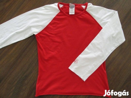 Eredeti The NORTH FACE (S) Rugalmas Anyagú Fehér-Piros Női Sportfelső