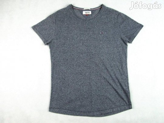 Eredeti Tommy Hilfiger (M) Sportos Rövid Ujjú Szürkés-KÉK Férfi Póló