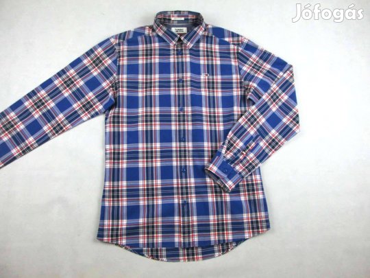 Eredeti Tommy Hilfiger (S) Elegáns Hosszú Ujjú Férfi Kockás ING