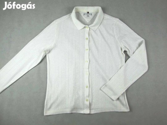 Eredeti Tommy Hilfiger (XL) Elegáns Hosszú Ujjú Női Törtfehér Kardigán