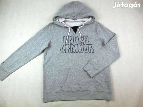 Eredeti Under Armour (L) Sportos Férfi Szürke Kapucnis Pulóver