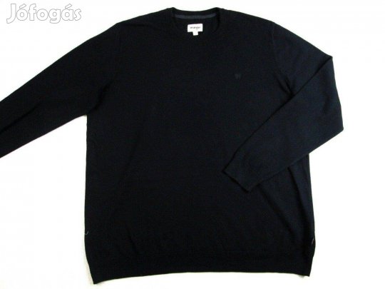 Eredeti Wrangler (2XL) Elegáns Hosszú Ujjú Férfi Fekete Pulóver