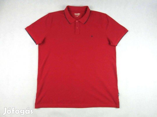 Eredeti Wrangler (2XL) Elegáns Rövid Ujjú Férfi Galléros Póló