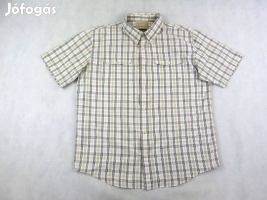 Eredeti Wrangler (L) Elegáns Kockás Rövid Ujjú Férfi ING