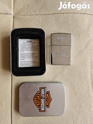 Eredeti Zippo Harley Davidson benzines vihargyújtó öngyújtó díszdobozb