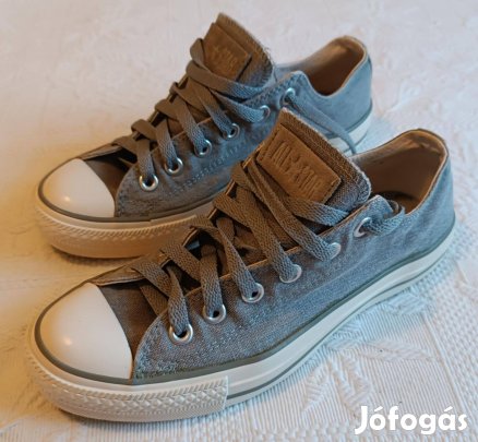 Eredeti "Converse" Rövidszárú Szürke Női Vászoncipő (39 méret)