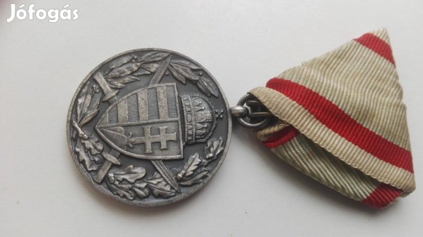 Eredeti "Érdemérem" 1914-1918 I.Világháborús eredeti szalagon