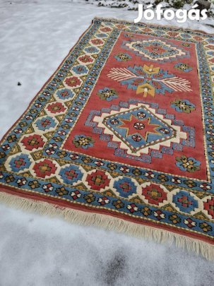 Eredeti , török kazak ,kars , kézi csomózású szőnyeg