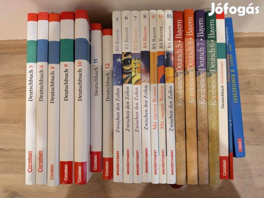 Eredeti, németországi oktatásban használt nyelvkönyvek