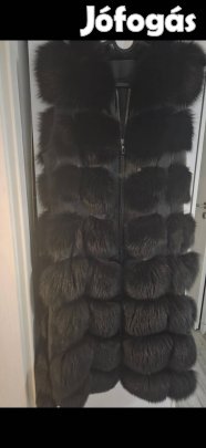 Eredeti bőr róka mellény