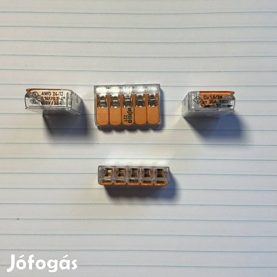 Eredeti csatos 5-ös wago