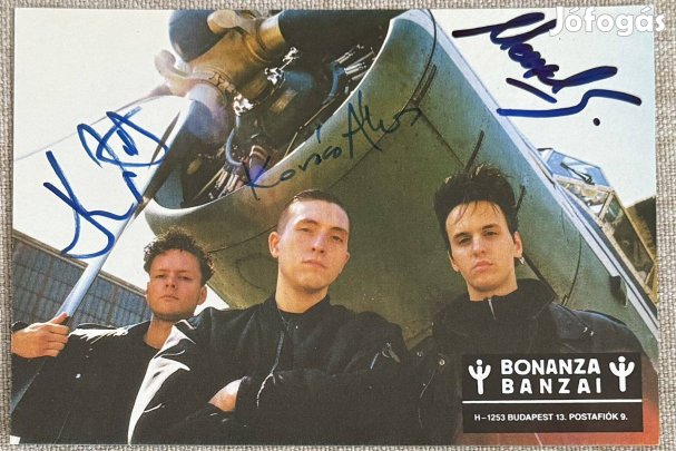 Eredeti dedikált Bonanza Banzai kártya hibátlan állapotban eladó!!