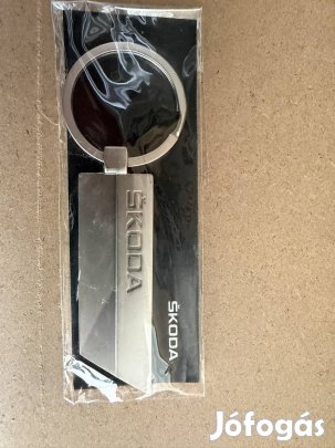 Eredeti fém Skoda Kulcstartó! 