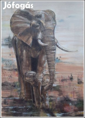 Eredeti festmény keretezve