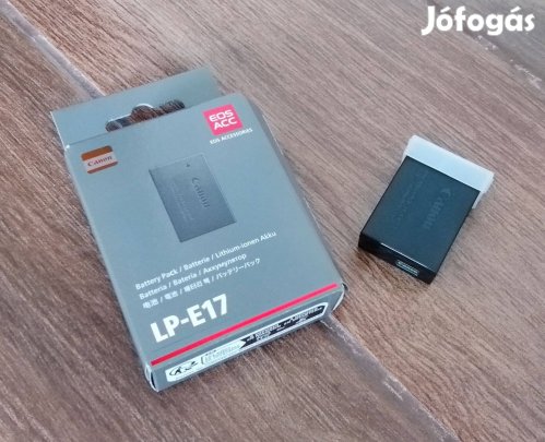 Eredeti gyári Canon LP-E17 akku battery Eos R8, R10, 800D, 77D