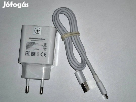 Eredeti gyári hálózati töltő Huawei USB-C Supercharge, 5A / 22,5W
