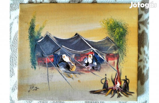 Eredeti jordániai beduin életkép