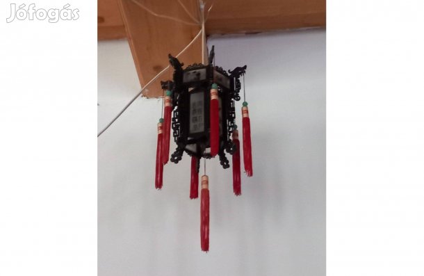 Eredeti kínai függő lámpa 20 cm + rojt - Újszerű
