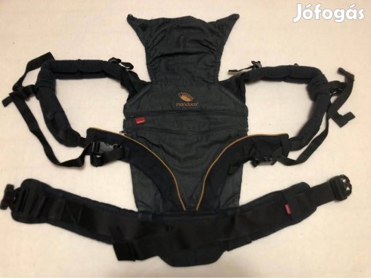 Eredeti manduca xt denimblack fekete állítható csatos babahordozó