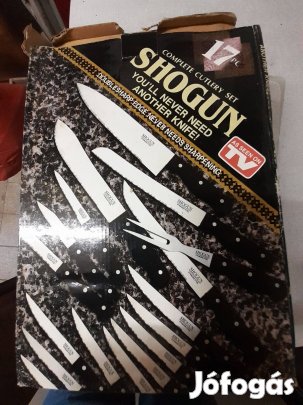 Eredeti nem használt Shogun kés készlet 17 db-os