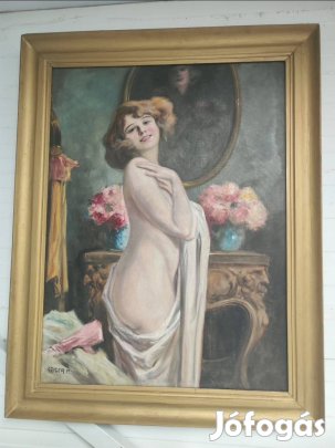 Eredeti olajfestmény - Geiger Richárd