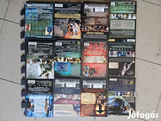 Eredeti papírfeknis dvd filmek.